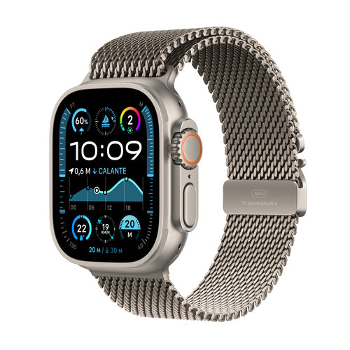 Apple Watch Ultra 2 GPS + Cellular 49mm OLED Touchscreen 64GB Natural Titanium Case