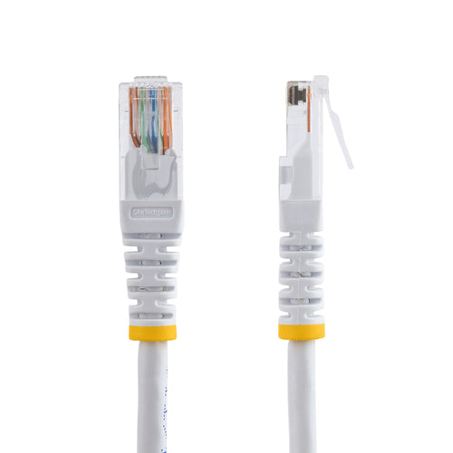 StarTech.com 15 ft White Molded Category 5e (350 MHz) UTP Patch Cable networking cable