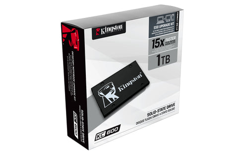 SSD Kingston KC600 1TB SATA3 550MB/s 2.5 Inch High-Speed Storage