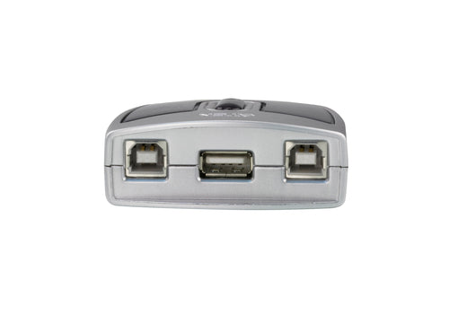 Data Switch ATEN US221A 0.48 Gbit/s Black Silver Plastic