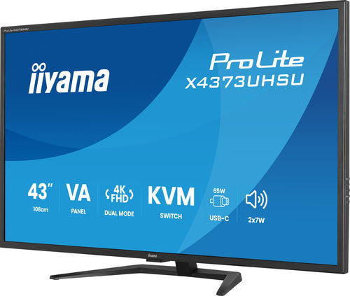 iiyama ProLite X4373UHSU-B2 computer monitor