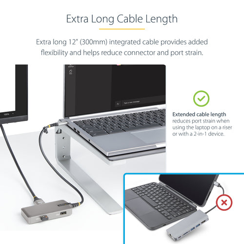 USB-C Multiport Adapter StarTech.com 4K 60Hz HDMI 100W Power Delivery