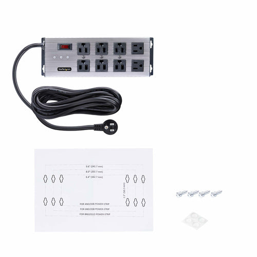 StarTech.com 8N515S12-POWER-STRIP power distribution unit (PDU)