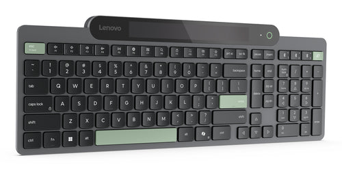 Wireless Bluetooth Full-Size Keyboard Plunger Switch Black Green