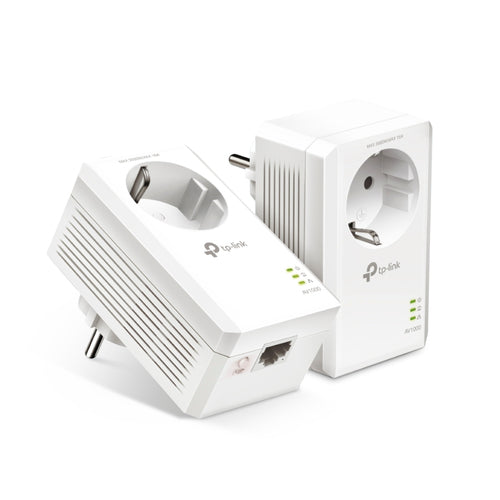 PowerLine Adapter TP-Link TL-PA7017P 1000 Mbit/s Gigabit Ethernet Passthrough - TL-PA7017P KIT