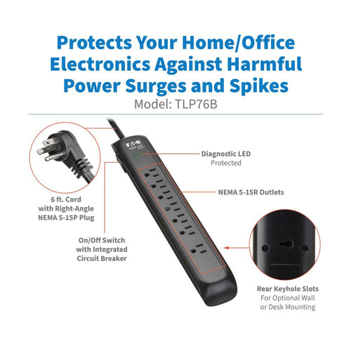 Tripp Lite TLP76B surge protector
