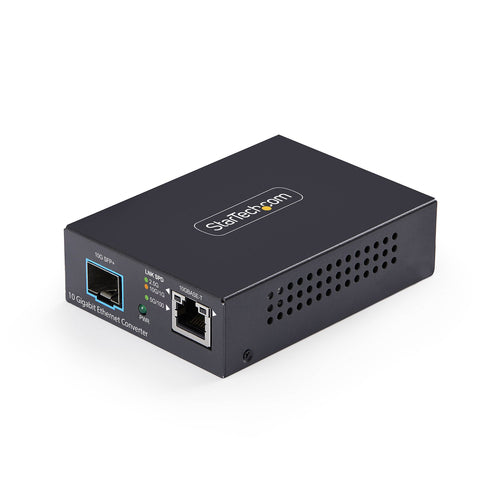 10GbE Multi-Gigabit Open SFP+ Fiber Media Converter 10G 5G 2.5G 1G