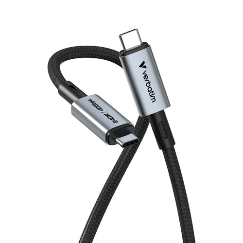 USB-C Cable Verbatim 31847 240W Power Delivery 40Gbps Black