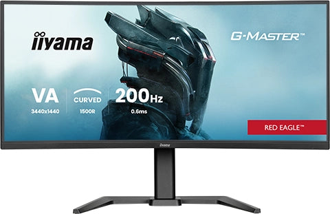 Computer Monitor iiyama G-MASTER GCB3484WQSU-B2 34IN 0.4MS VA LCD 3440x1440 UltraWide - GCB3484WQSU-B2