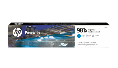 HP 981X High Yield Cyan Original PageWide Cartridge ink cartridge