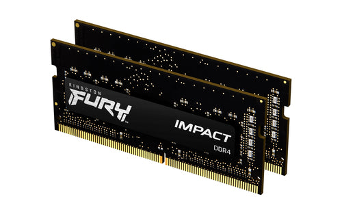 Memory Module Kingston FURY Impact 32GB 3200MT/s DDR4 CL20 SODIMM Kit of 2 - KF432S20IBK2/32