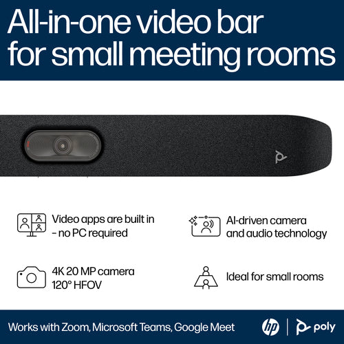 HP Poly Studio X32 video conferencing system