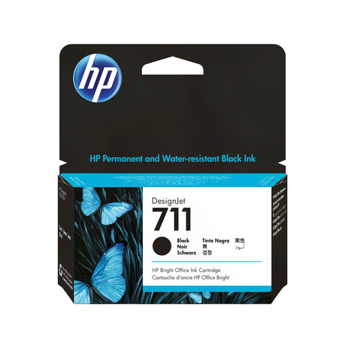 Ink Cartridge HP 711 38-ml Black DesignJet Thermal - CZ129A