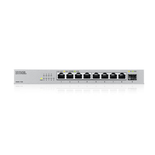 Network Switch Zyxel XMG-108 2.5G Ethernet Unmanaged Wall Mountable - XMG-108-ZZ0101F