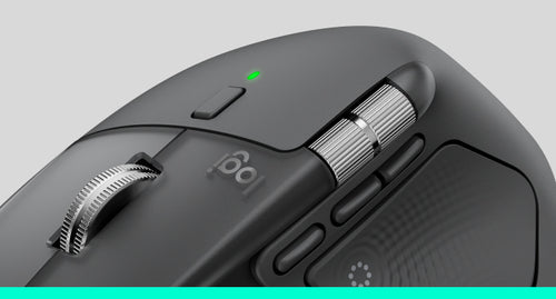 Mouse Logitech MX Master 4 8000 DPI Wireless Bluetooth Right-Hand Graphite - 910-007617