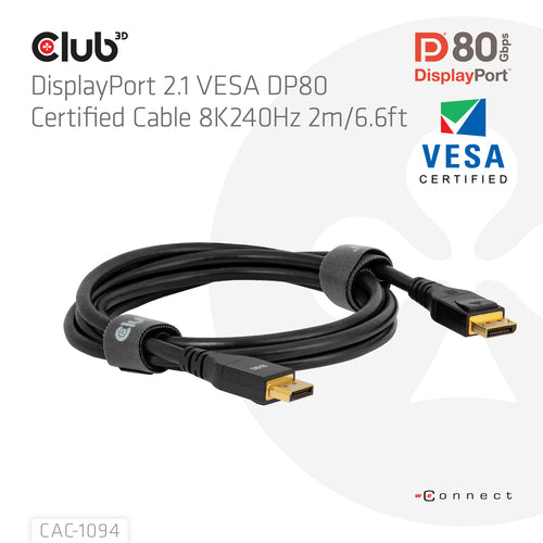 CLUB3D CAC-1094 DisplayPort cable