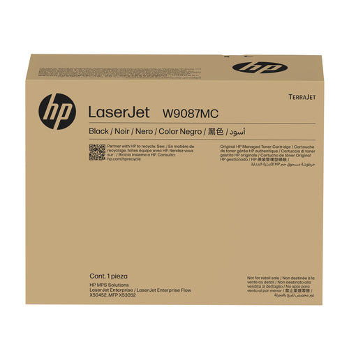 HP W9087MC Black Managed LaserJet toner cartridge