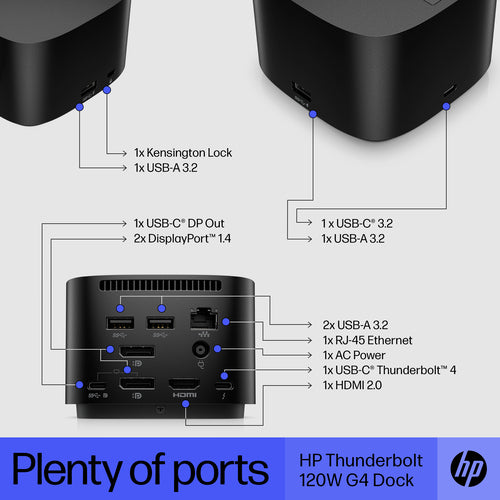 HP Thunderbolt 120W G4 Dock