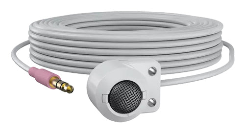 Security Camera Microphone Wired 3.5mm 20-20000Hz -22dB White