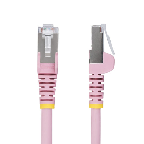 Ethernet Cable StarTech 10ft Pink CAT6a 10GbE 500MHz Snagless RJ45
