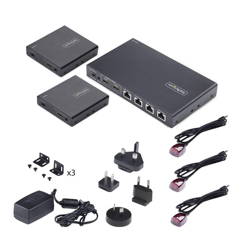 HDMI Extender StarTech.com 4-Port 4K 60Hz 230ft CAT6 - 4K7014IC-EXTEND-HDMI