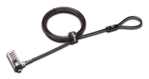 Kensington Nano Combination Lock Carbon Steel Zinc Silver Cable Lock