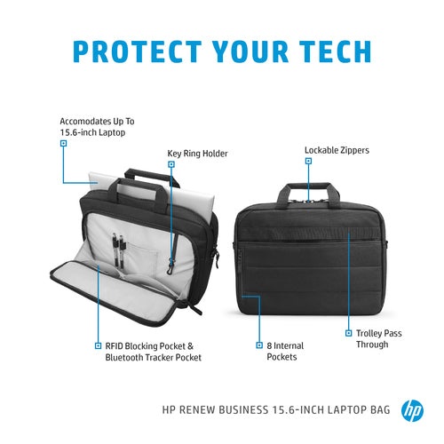 15.6 Inch HP Renew Business Laptop Bag Messenger Case