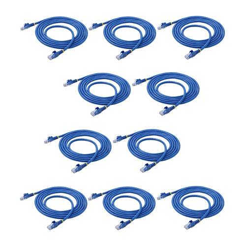 Ethernet Cable StarTech.com N6PATCH7BL10PK 7ft CAT6 U/UTP RJ-45 10-Pack