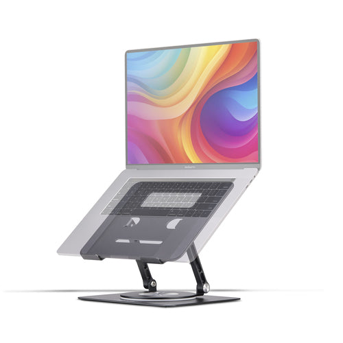 Laptop Stand StarTech.com ATFR-LAPTOP-RISER 360° Swivel Ergonomic Adjustable Tray Aluminum - ATFR-LAPTOP-RISER
