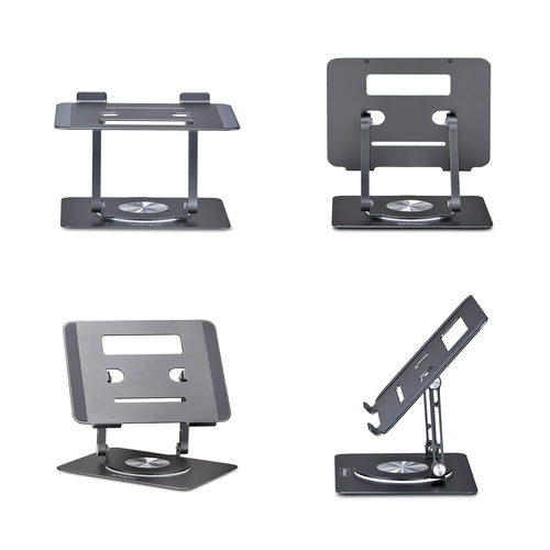 Laptop Stand StarTech.com ATFR-LAPTOP-RISER 360° Swivel Ergonomic Adjustable Tray Aluminum - ATFR-LAPTOP-RISER