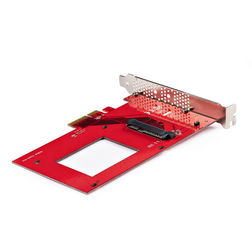 StarTech.com PEX4SFF8639U3 U.3 to PCIe 4.0 Adapter Card for NVMe SSDs