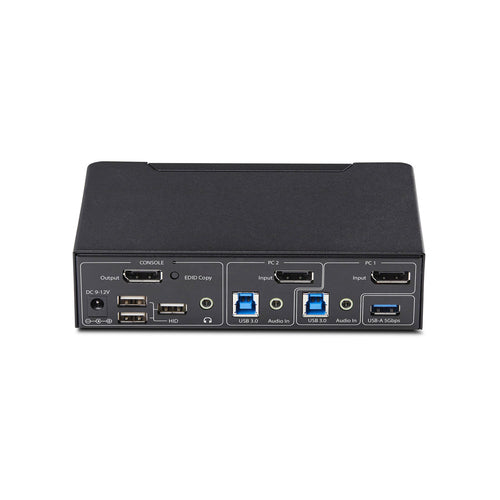2-Port DisplayPort KVM Switch 4K 60Hz USB 3.0 Hub StarTech.com