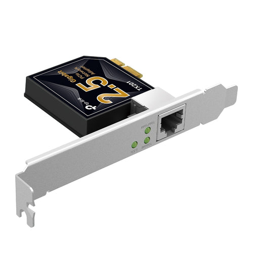 PCIe Network Adapter TP-Link TX201 2.5 Gigabit Wired Ethernet