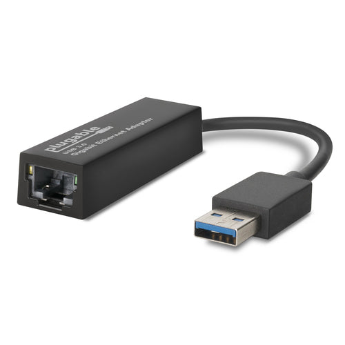 USB to Ethernet Adapter Plugable 1000Mbps Gigabit Network Card USB 3.0 Compatible with Windows Linux Chrome OS