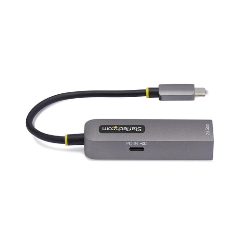USB-C Ethernet Adapter StarTech.com 2.5GbE 100W Power Delivery Grey