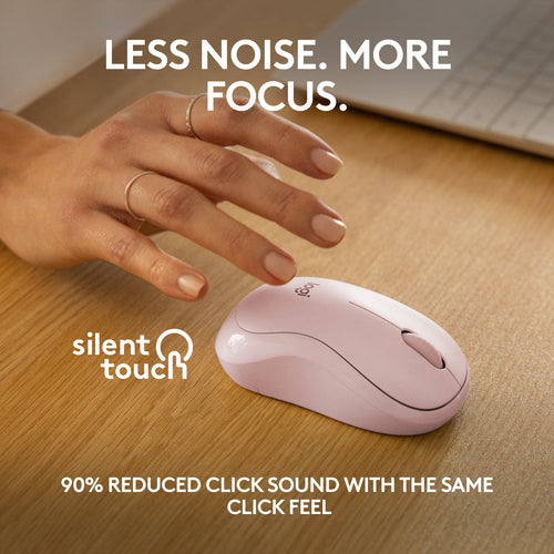 Mouse Logitech M240 Silent 4000 DPI RF Wireless Bluetooth Ambidextrous - 910-007121