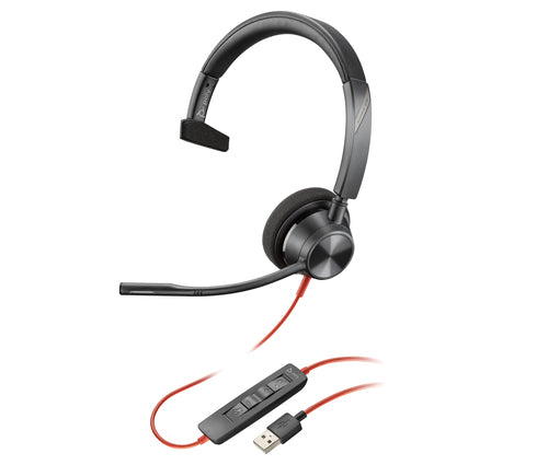 HP Poly Blackwire 5210 Monaural USB-A Headset