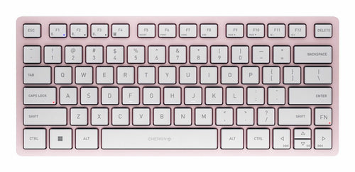 Bluetooth Keyboard CHERRY KW 7100 Mini 75% Layout Scissor Keys Pink White