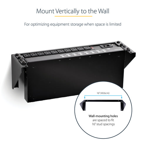 Rack Cabinet StarTech.com RK319WALLV 3U 150lb Wall Mount - RK319WALLV