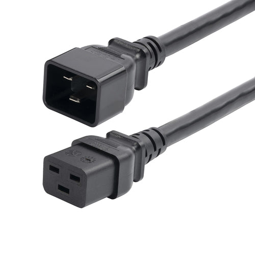 Power Extension Cord StarTech.com BA16-2200 C19 to C20 12AWG 2ft 20A