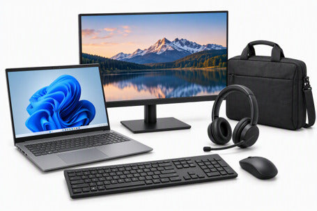 Lenovo ThinkBook 16 G8 IAL + Essential Wireless Keyboard and Mouse Combo + Wireless VoIP Headset (Teams) + 16-inch Laptop Topload T210 Black (ECO) + ThinkVision T24D-40