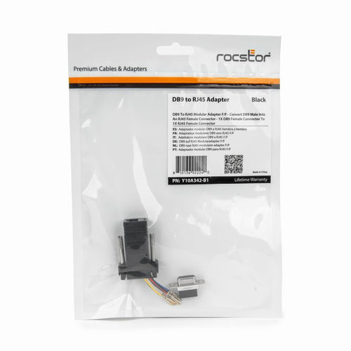 Rocstor Y10A342-B1 serial cable