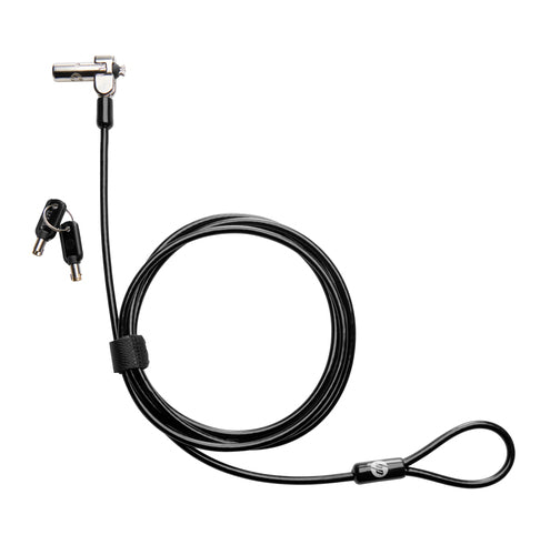 Cable Lock HP Nano Keyed 1.83m Galvanized Steel Black - 1AJ39AA