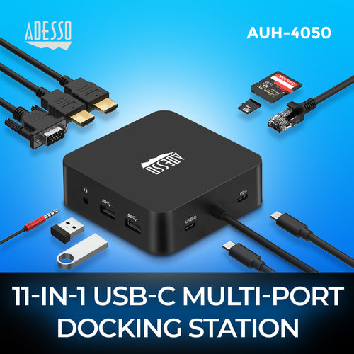 Adesso AUH-4050 laptop dock/port replicator