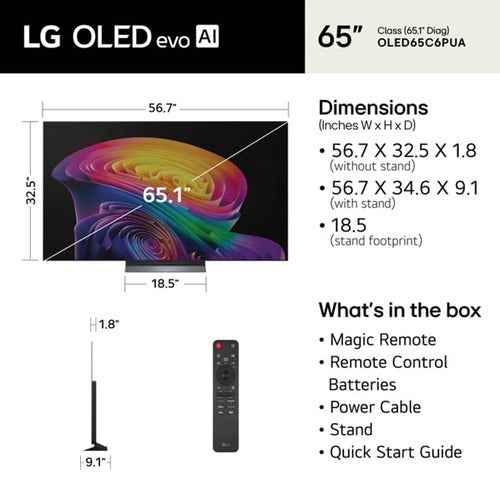 LG OLED65C6PUA TV