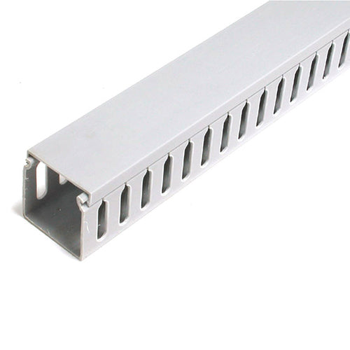 Cable Management Duct StarTech 2x2in PVC Open Slot TAA Compliant Grey