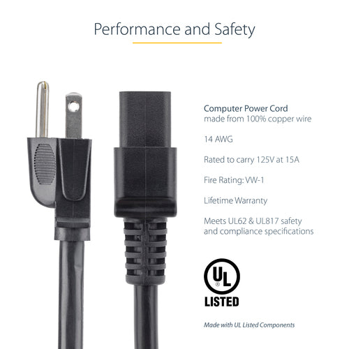 StarTech.com PXT515C19146 power cable