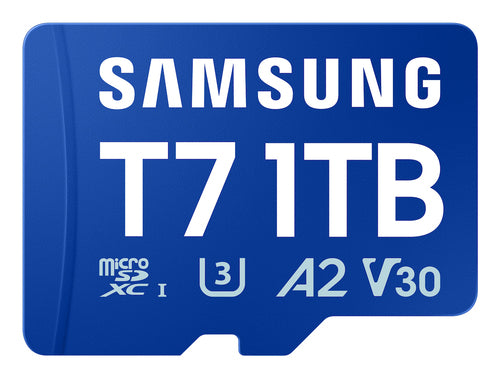Memory Card Samsung T7 1TB MicroSDXC UHS-I 170MB/s Class 3 V30 - MB-MB1T0T/WW