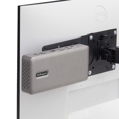 VESA Mount CPU Holder for NUC Thin Clients Black Steel