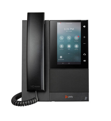 HP Poly CCX 505 Business Media Phone with Open SIP and PoE-enabled IP phone